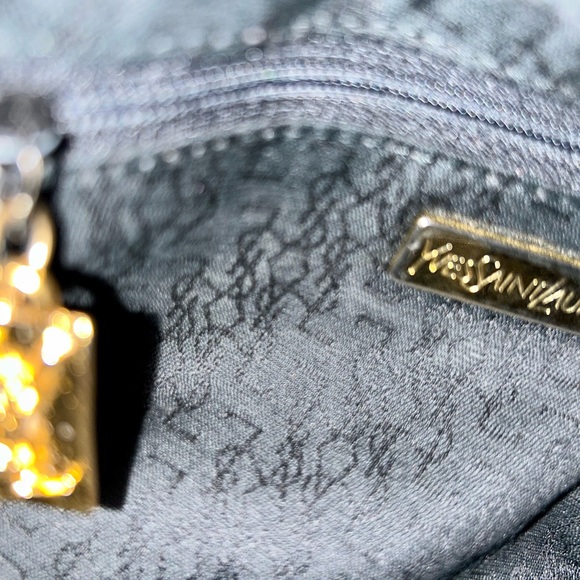 YSL Small Black Leather Fringe - Picture 2 of 8